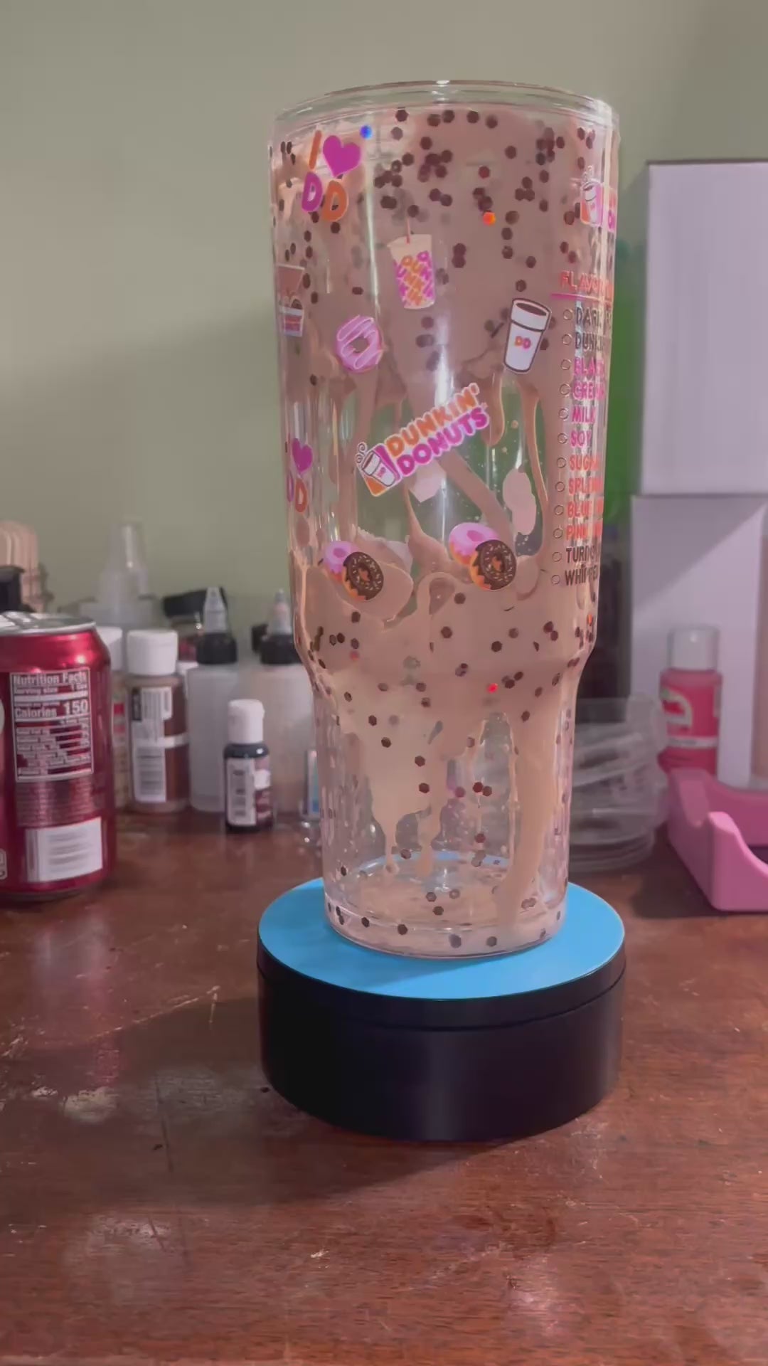 Dunkin’ Donuts with menu